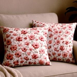 Set 2 fete perne decorative, dimensiune 40x40cm Catifea05