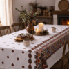 Fata de masa din bumbac, cu motive traditionale 150x240 cm cod032