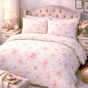 Lenjerie de pat dublu, ranforce bumbac 100% Soft 023