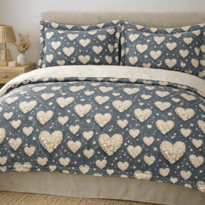 Lenjerie de pat dublu, ranforce bumbac 100% Soft 022