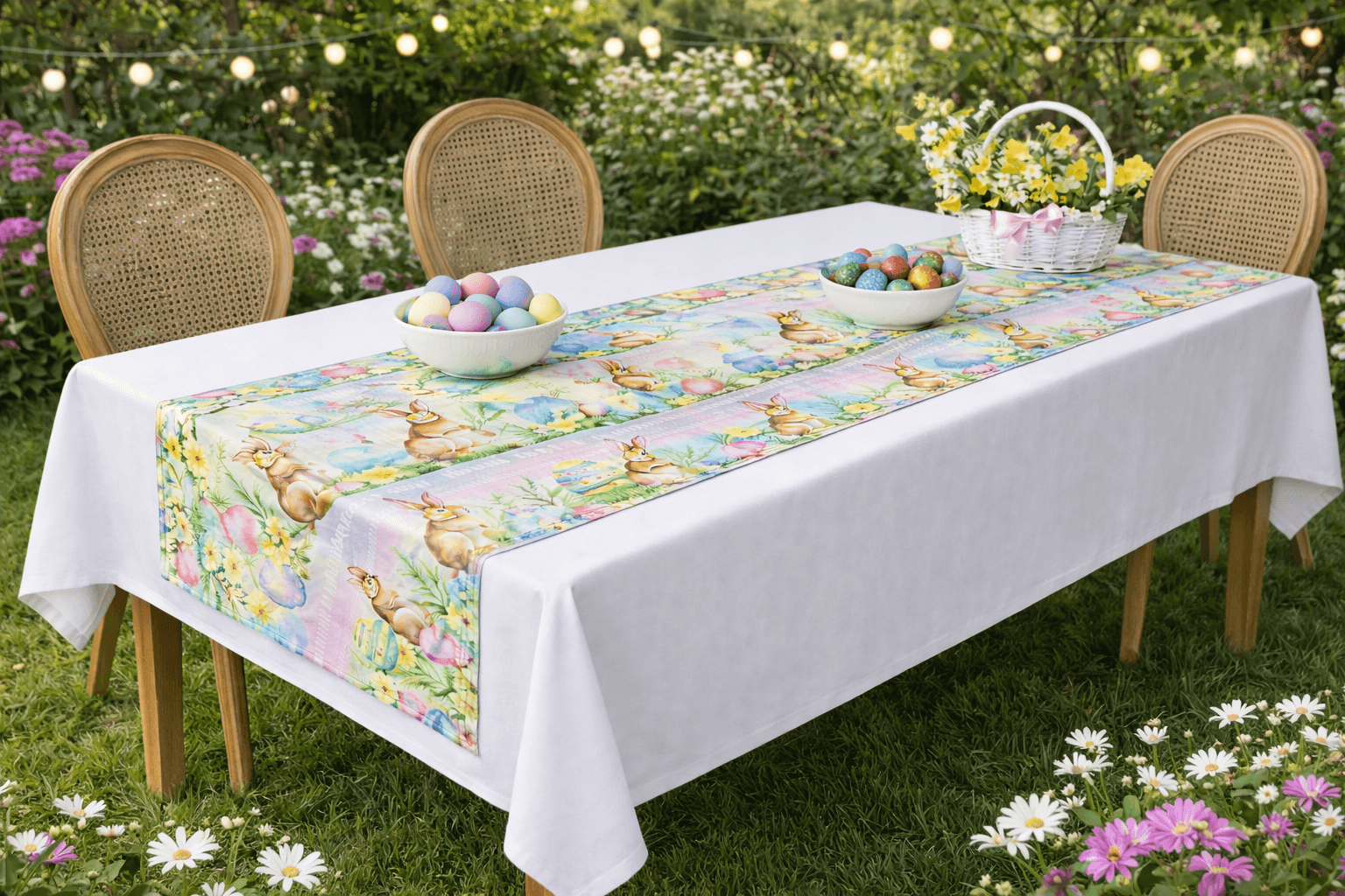 Napron de PASTE din bumbac 100%, impermeabil 40x180 cm