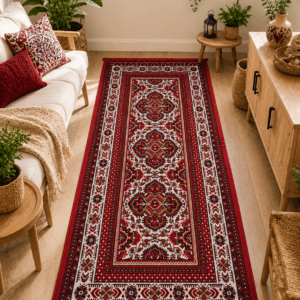 Covor traditional, cu doua fete, dimensiunea 80x200cm  H&H508
