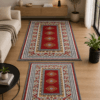 1+1 Set Covoare tesute, cu doua fete, dimensiunea 60x120cm +80x200cm H&H506