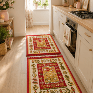 1+1 Covoare tesute, cu doua fete, dimensiunea 60x90cm H&H115