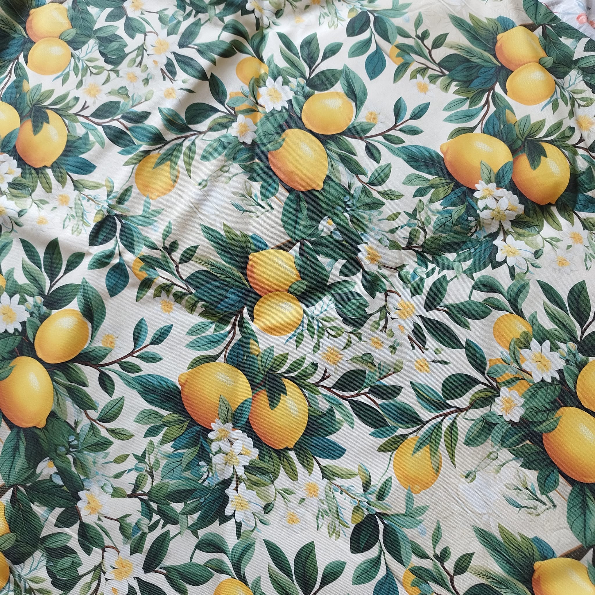 Fata de masa 100% bumbac, teflonata, impermeabila 180x300 cm Lemon03 - imagine 4