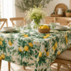 Fata de masa 100% bumbac, teflonata, impermeabila 180x240 cm Lemon03
