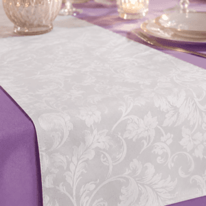 Alternative view of Napron din bumbac 100% teflonat, impermeabil 35x220 cm alb