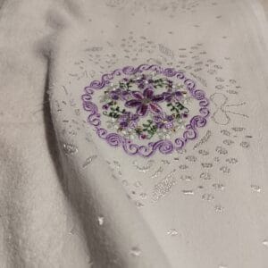 Alternative view of Set 5 prosoape baie, bumbac 100%, dimensiune 60x90cm colorate White Garden