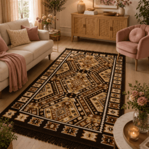Covor tesut, cu doua fete, dimensiunea 120x180cm  H&H106