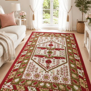 Alternative view of Covor traditional, cu doua fete, dimensiunea 120x180cm  H&H307