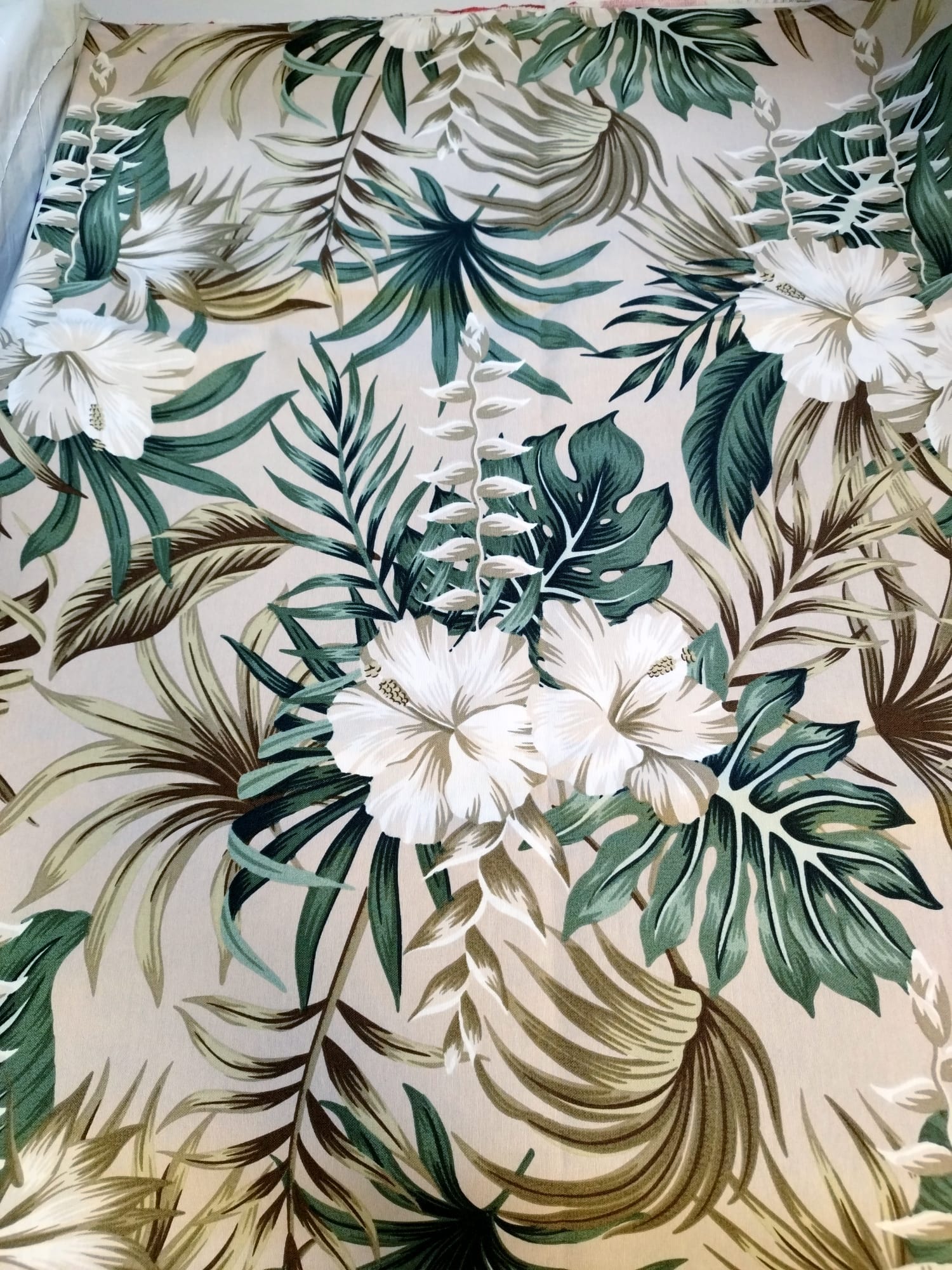 Fata de masa 100% bumbac, teflonata, impermeabila 140x180 cm Palm 6-8 persoane - imagine 2