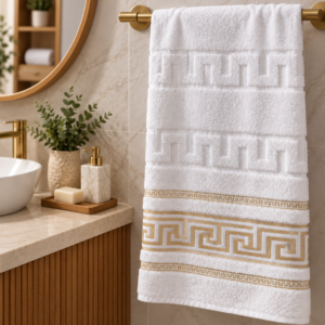 Prosop baie,ALB,  bumbac 100%, dimensiune 70x140cm Golden Line
