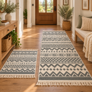 1+1 Covoare traditionale, cu doua fete, dimensiunea 80x200cm+60x90cm COTON01AC