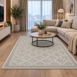 Covor tesut bumbac, dimensiunea 120x180cm gri, cod CB230