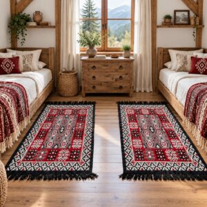 1+1 Covoare tesute, cu doua fete, dimensiunea 60x90cm H&H029