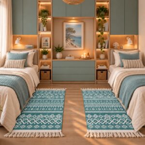 1+1 Covoare tesute, cu doua fete, dimensiunea 60x90cm H&H027